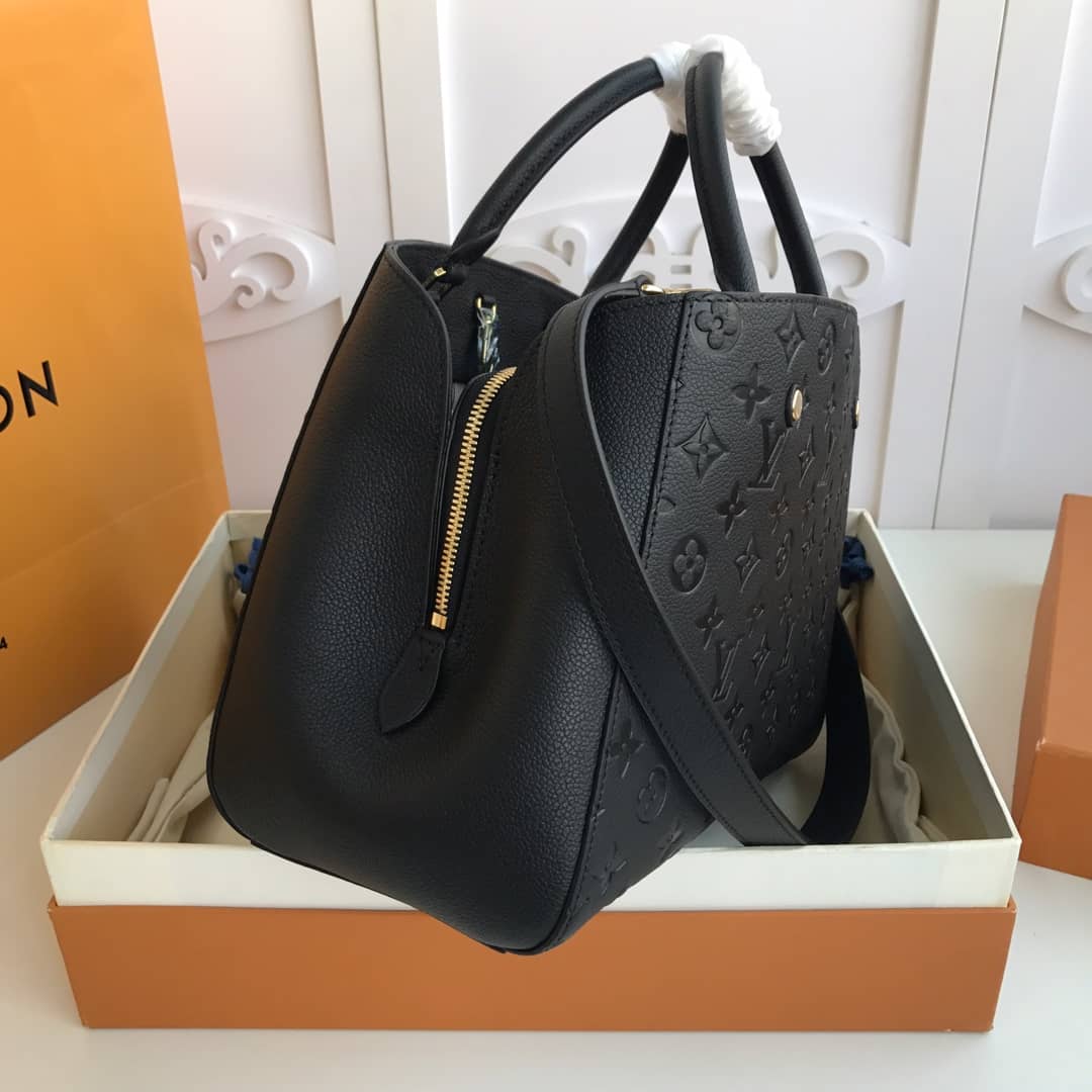L0vis Vvtt0n Monogram Montaigne MM Shoulder Bag Replica Black M41048