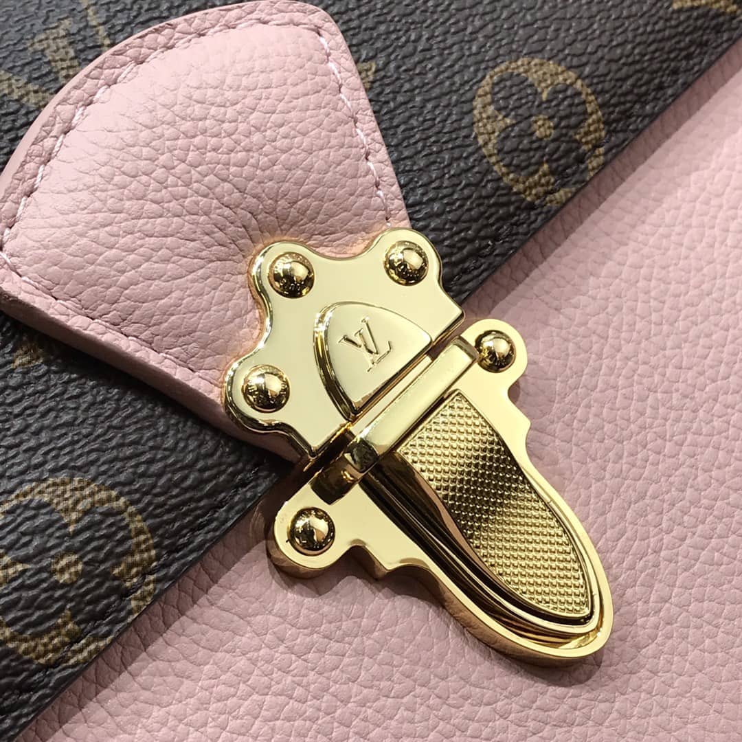 L0vis Vvtt0n Monogram Canvas Victoire Chain Bag Replica Pink M41731