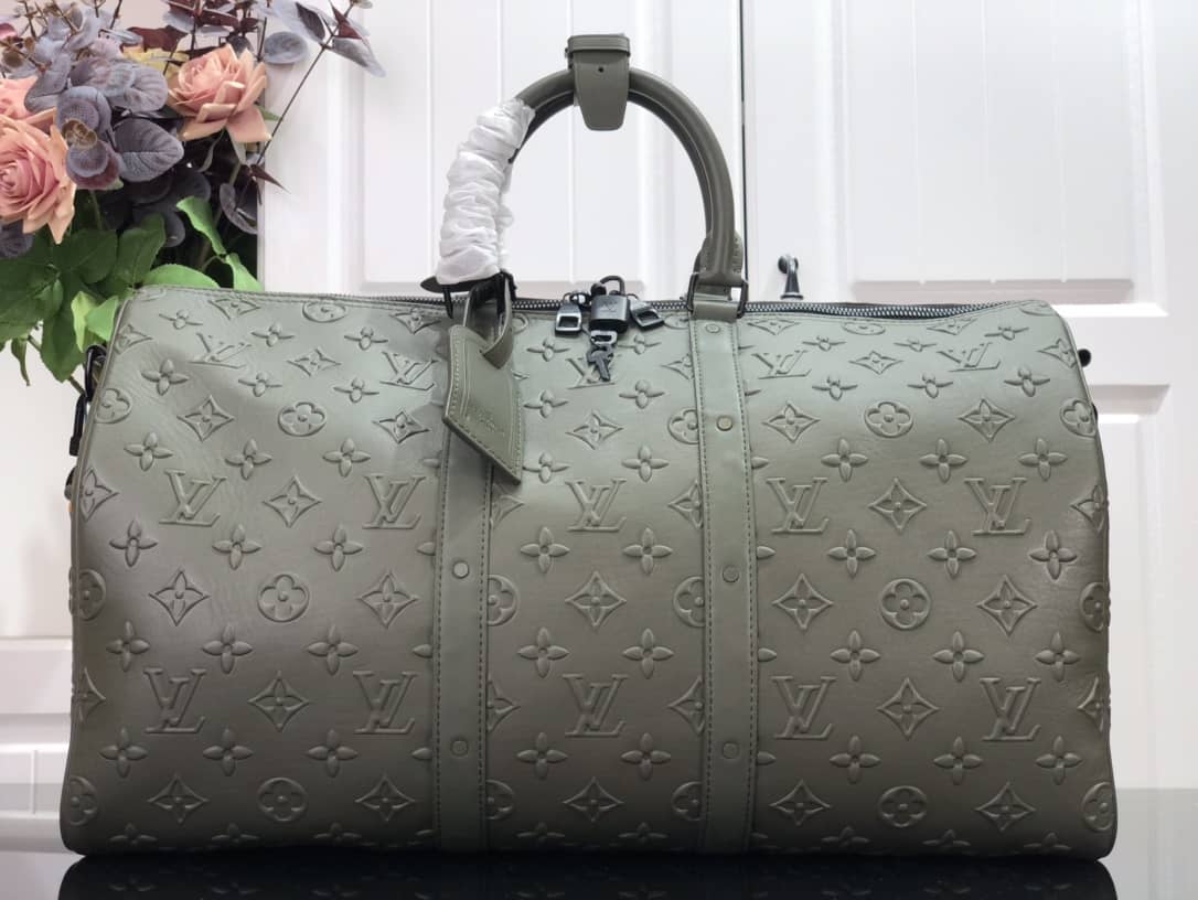 L0vis Vvtt0n Keepall Bandouliere x Nigo Monogram Replica Stripes Green M40567