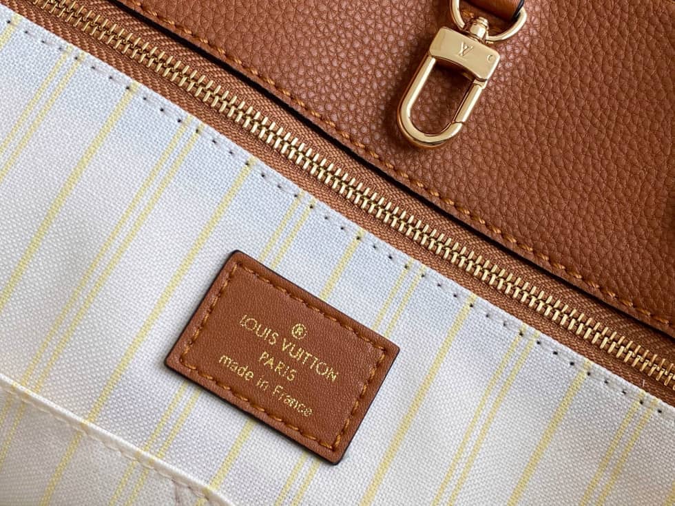 L0vis Vvtt0n OnTheGo Monogram Giant Raffia Tote