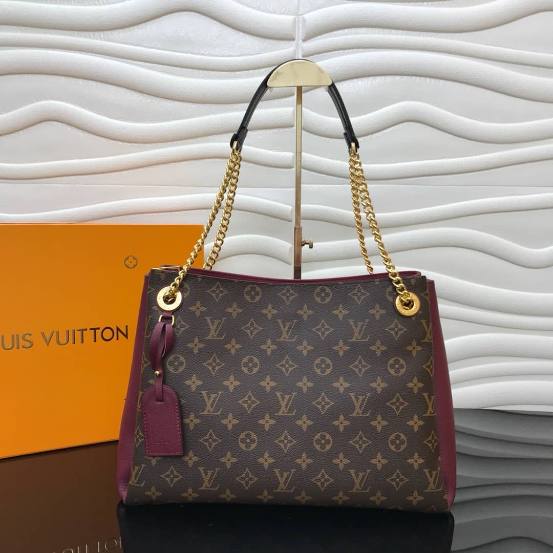 L0vis Vvtt0n Surene MM Monogram Chain Shoulder Bag Replica Purple M43772