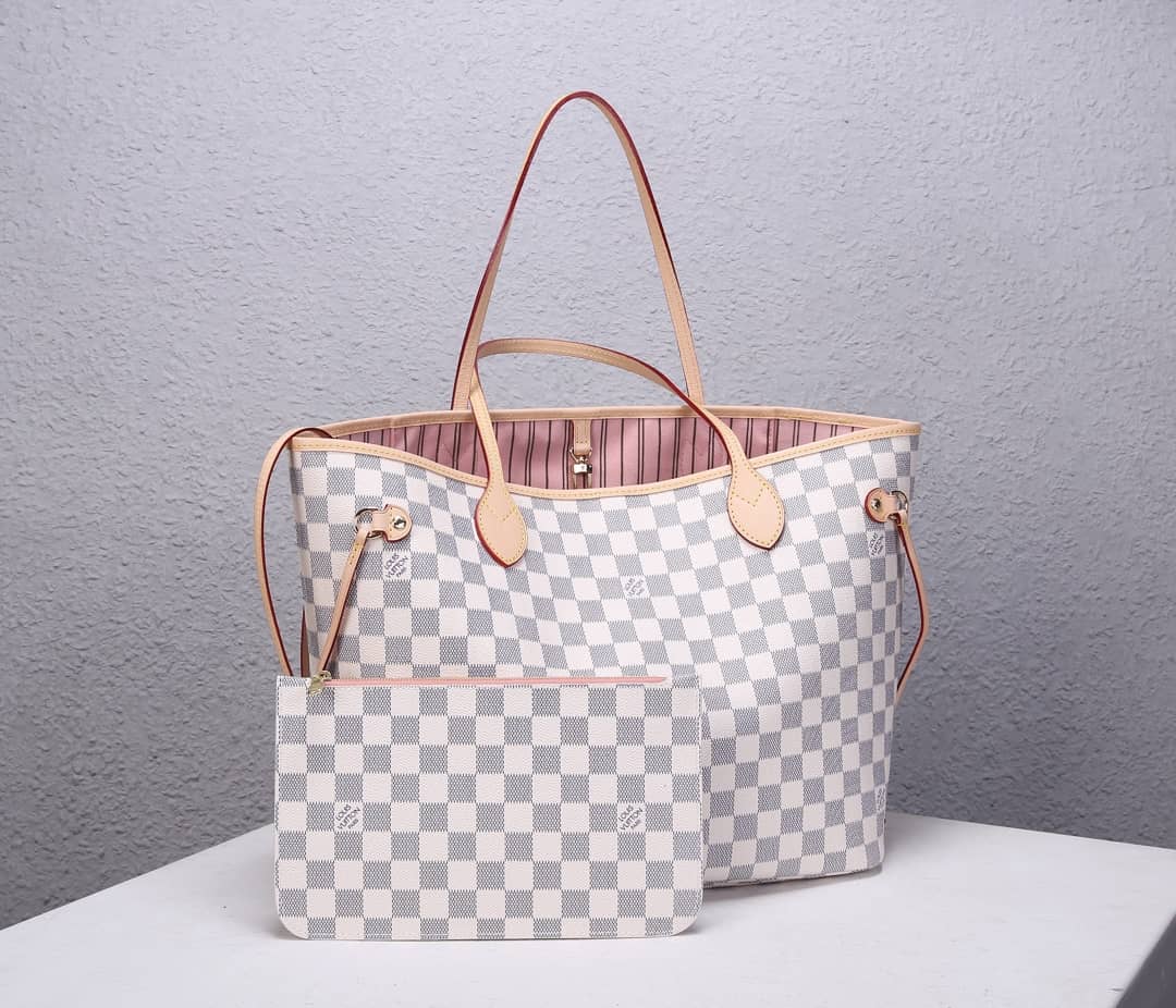 L0vis Vvtt0n Neverfull Dupe MM Damier Azur Tote N41361