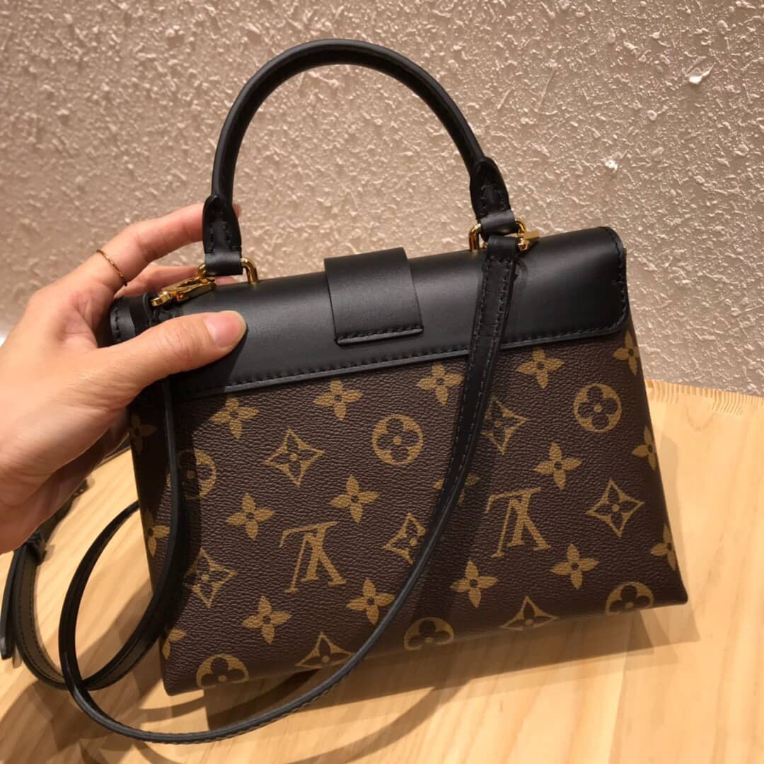 L0vis Vvtt0n Monogram Canvas Locky BB Bag Replica Black M44321