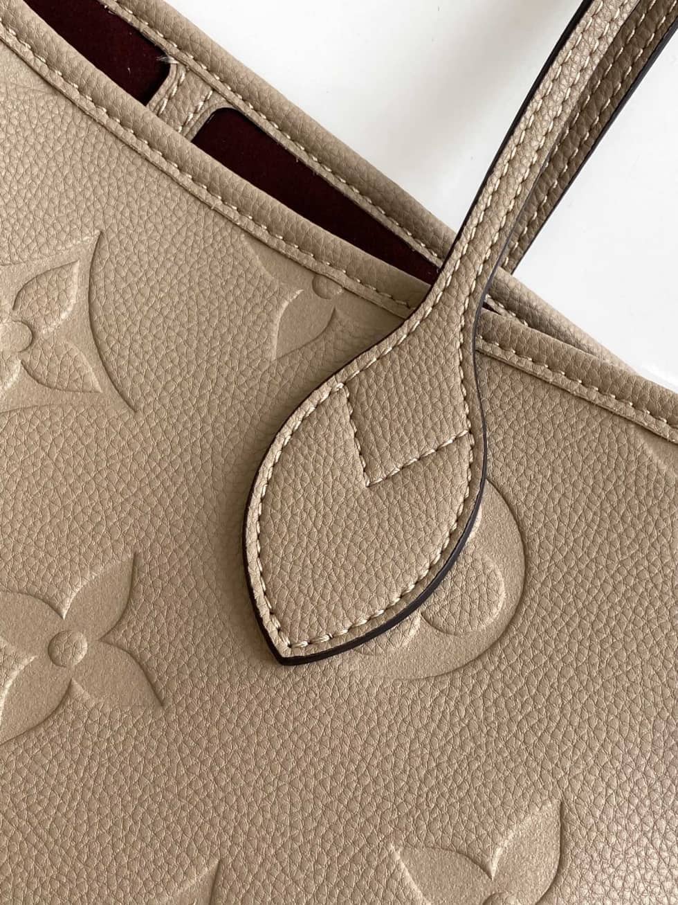 L0vis Vvtt0n Monogram Empreinte Neverfull MM Brown M45685 Replica Tote