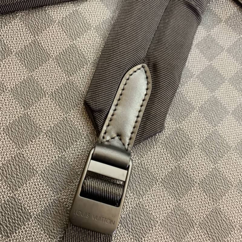 L0vis Vvtt0n Damier Graphite Coated Canvas Utility Replica Backpack N40279