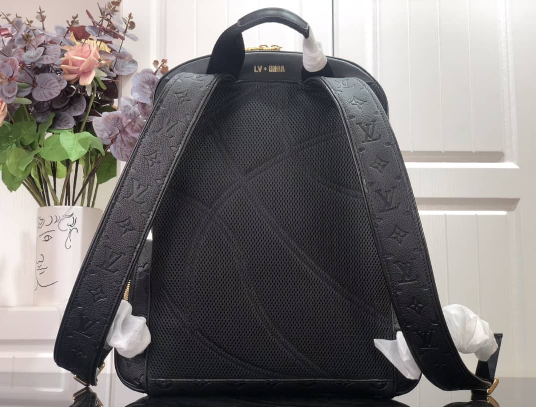 L0vis Vvtt0n x NBA Basket Replica Backpack Grain Leather Monogram Black M57972