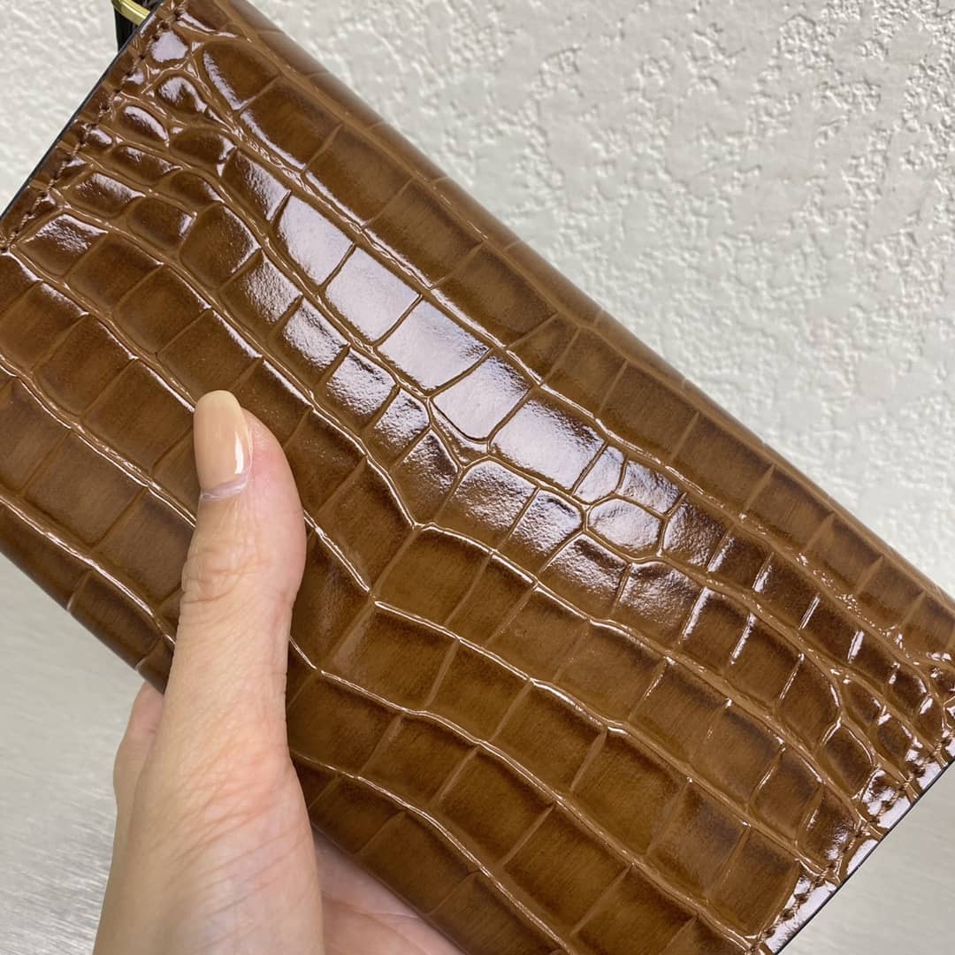 L0vis Vvtt0n 7 Star Chain Clutch Bag Brown