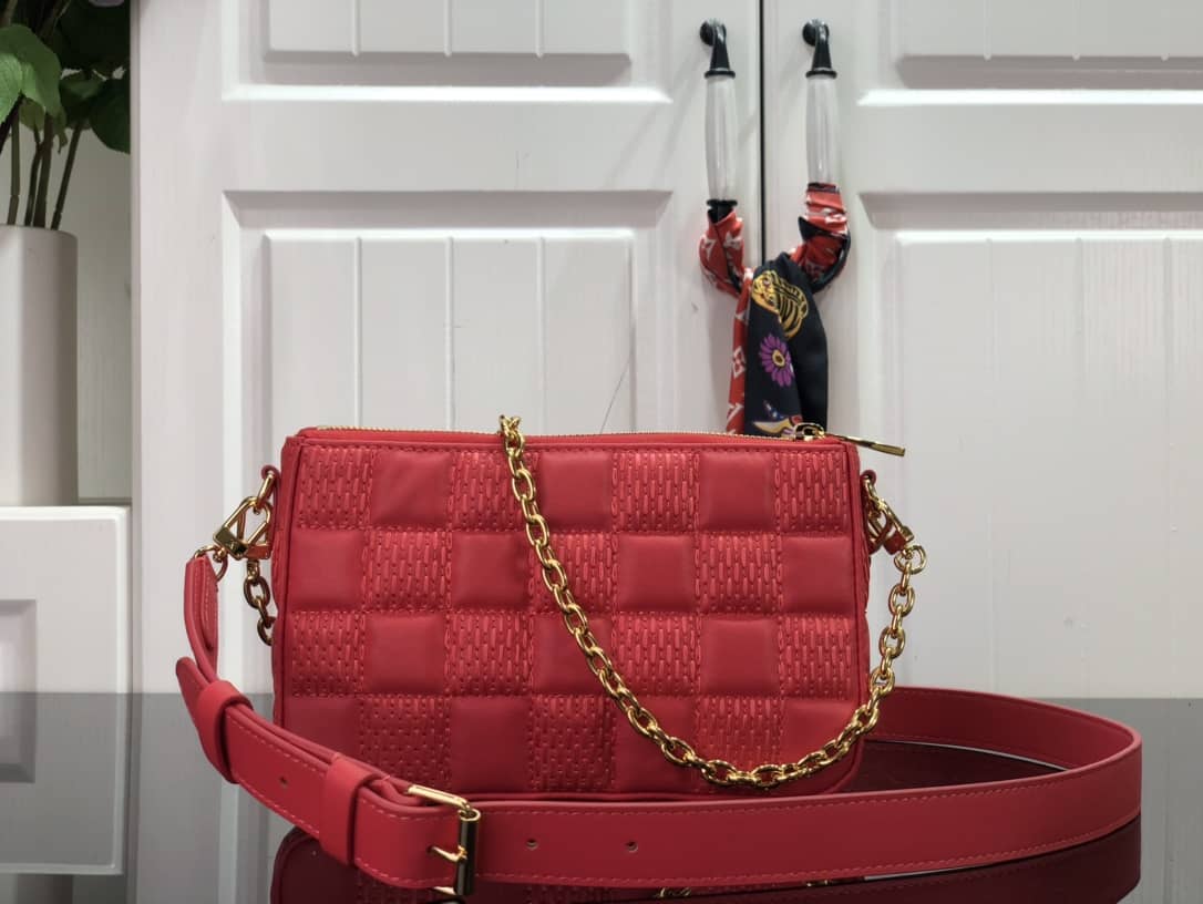 L0vis Vvtt0n Pochette Troca Replica Shoulder Bag Red M59046