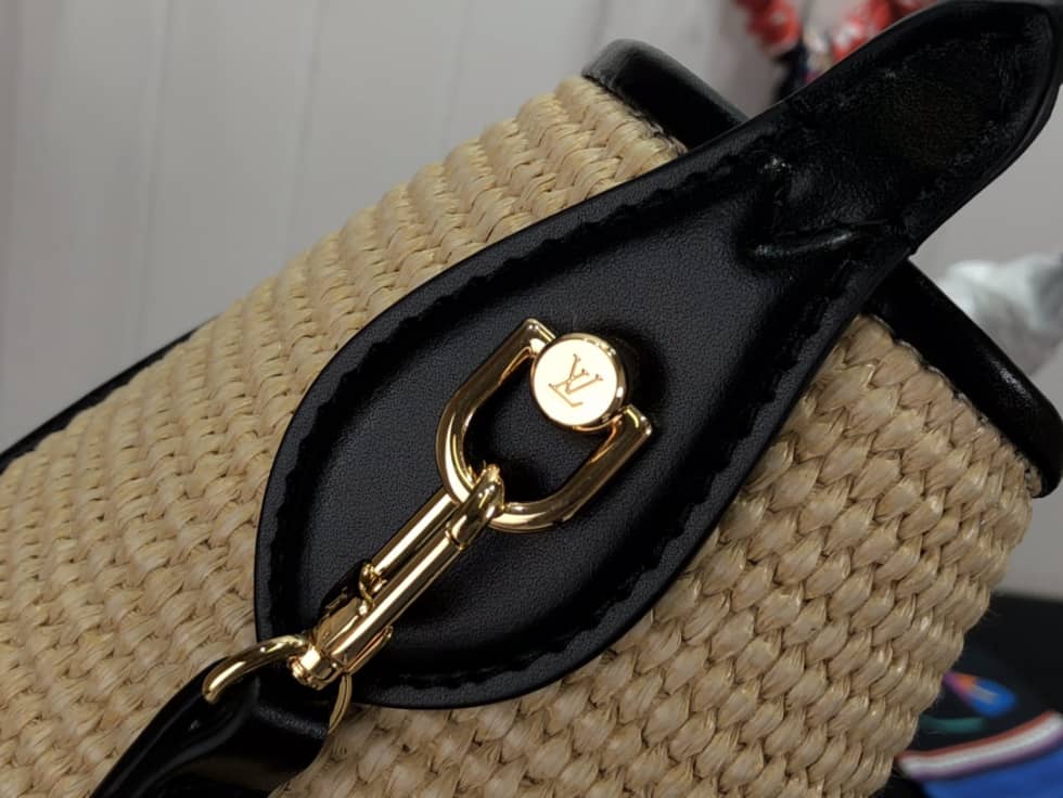 L0vis Vvtt0n Petit Caramel Black M59962 Replica Bucket Bag