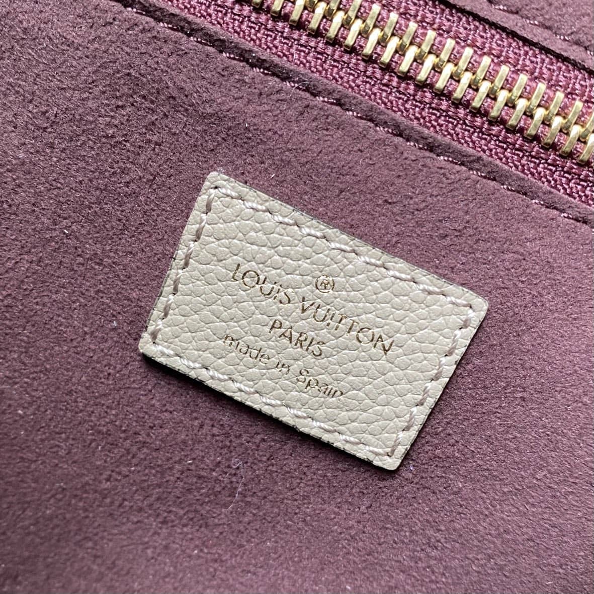 L0vis Vvtt0n Neverfull Dupe MM Monogram Empreinte Leather Bag Replica Gray M45685
