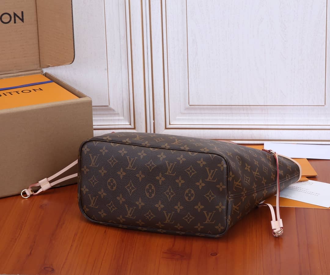 L0vis Vvtt0n Monogram Neverfull MM Bag Replica Pink M40995
