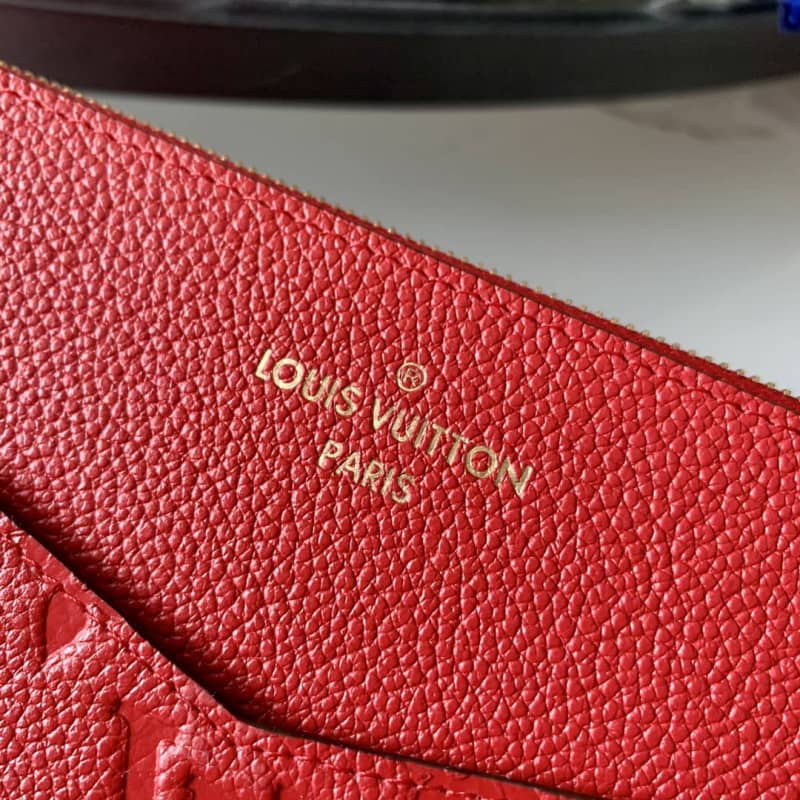 L0vis Vvtt0n Pochette Melanie MM Monogram Empreinte Replica Clutch Red M68705