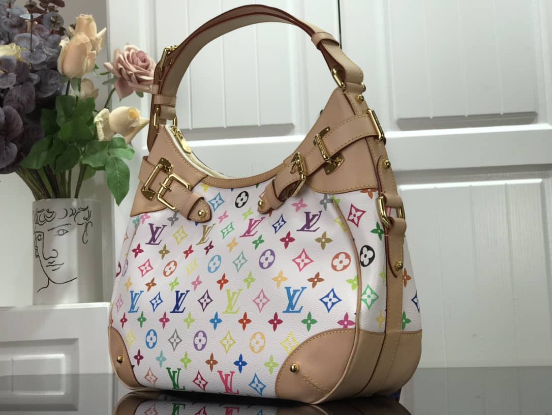 L0vis Vvtt0n Monogram Multi Color Greta Shoulder Bag Replica White M40196