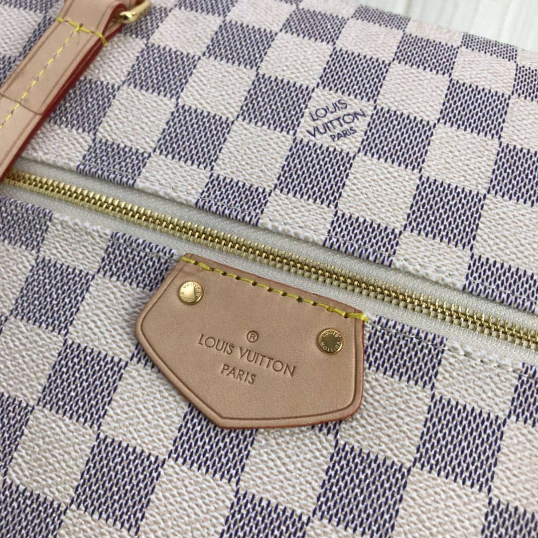 L0vis Vvtt0n Damier Azur Jena MM Semi Tote Replica White M42267