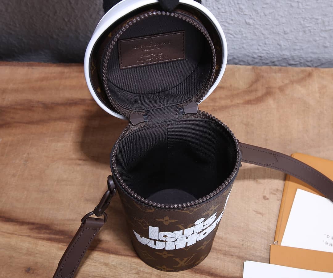 L0vis Vvtt0n Vintage Monogram Coated Canvas Coffee Cup Replica Pouch M80812