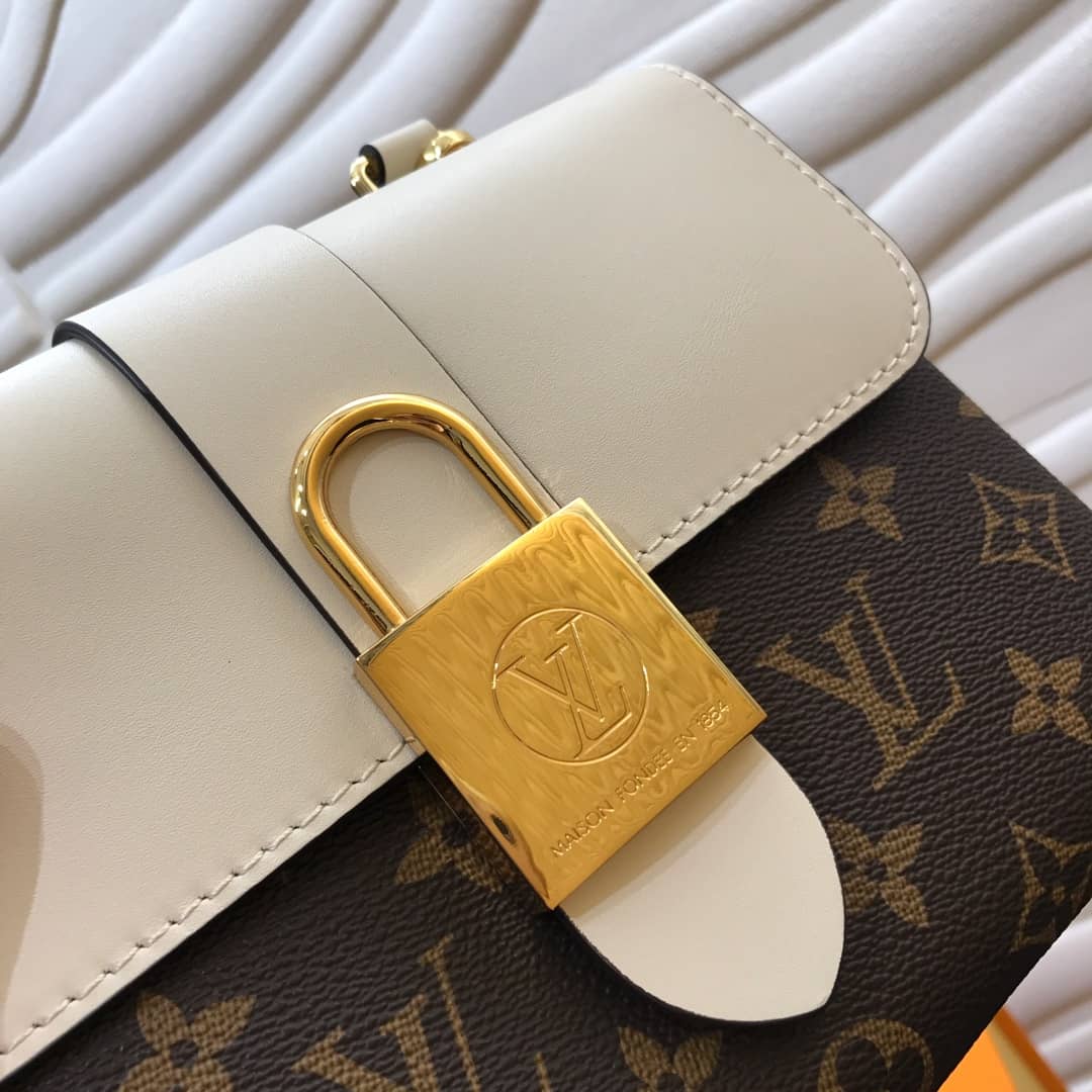L0vis Vvtt0n Locky BB Replica Crossbody Bag White M44321