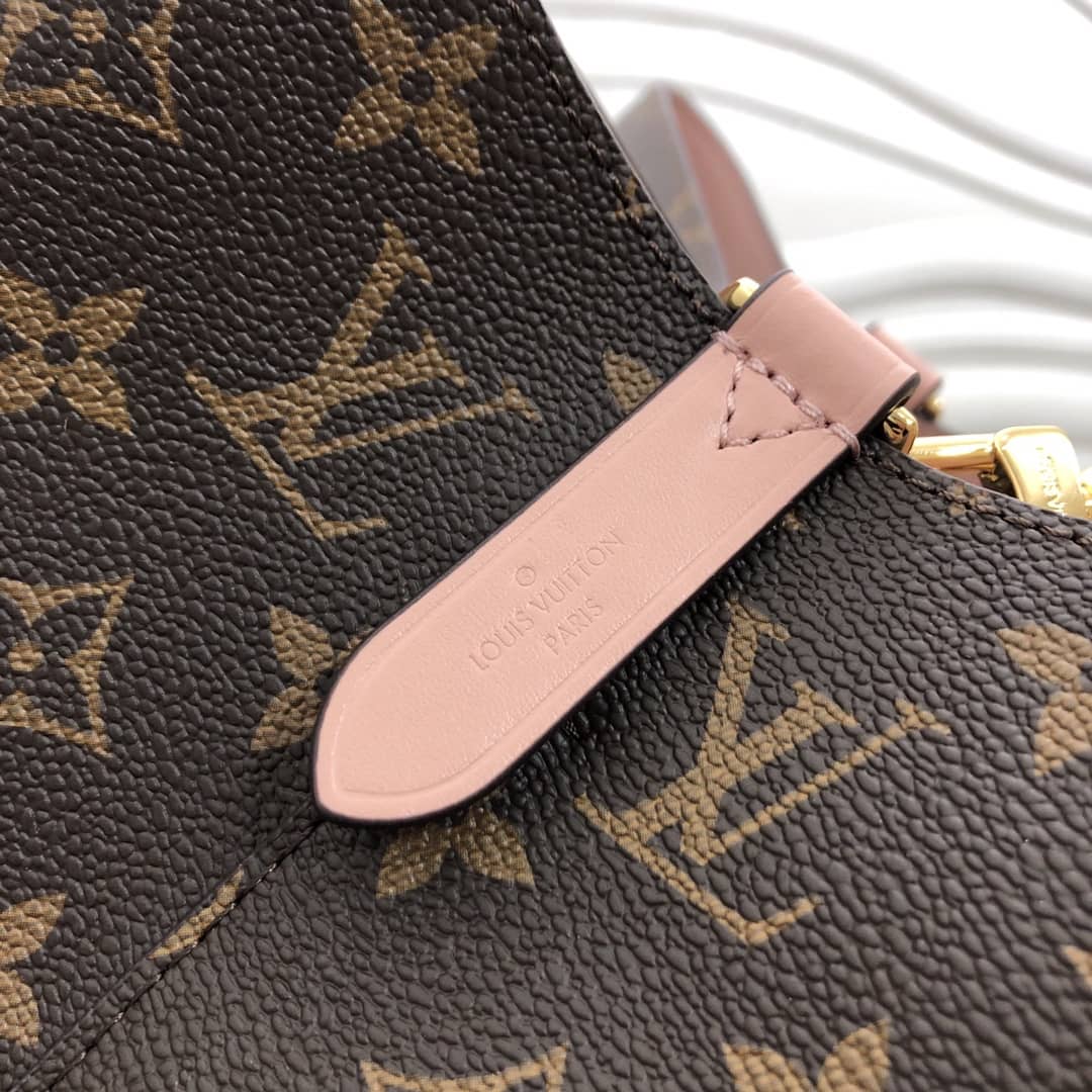L0vis Vvtt0n Neonoe Replica Bucket Bag Brown Pink M44020