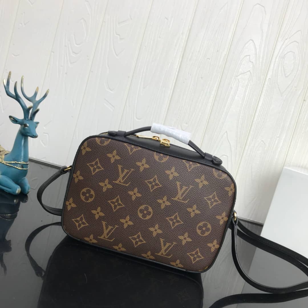 L0vis Vvtt0n Canvas Saintonge Replica Camera Bag Black M43555
