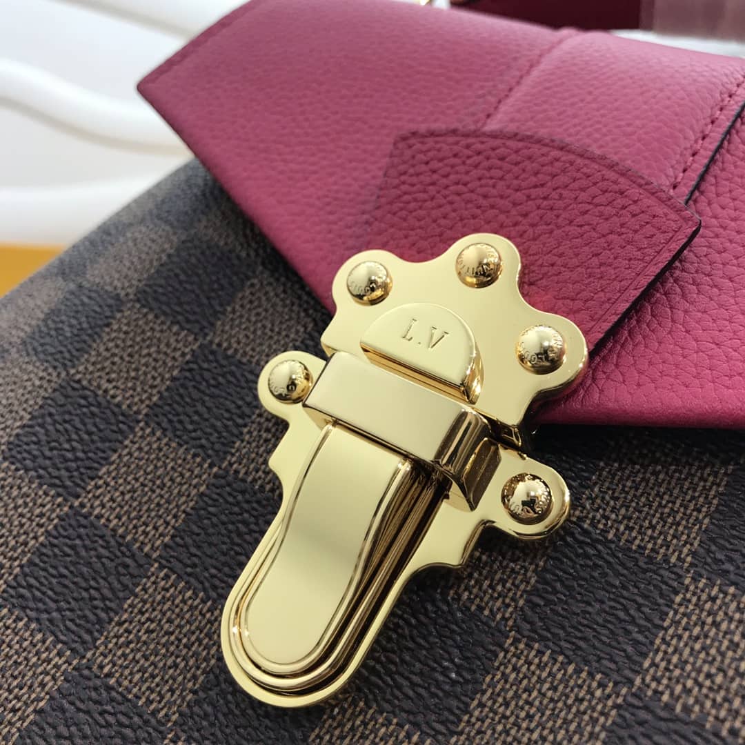 L0vis Vvtt0n Damier Ebene Clapton Replica Backpack Pink N42262