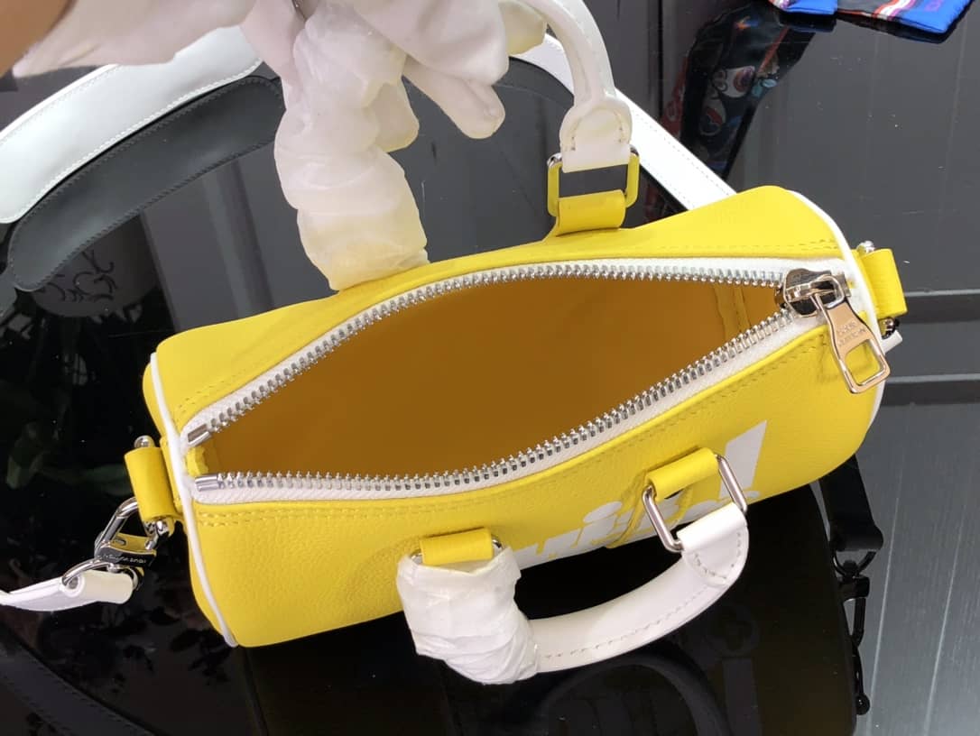 L0vis Vvtt0n Keepall Xs Jaune Virgil Abloh Replica Shoulder Bag M80842