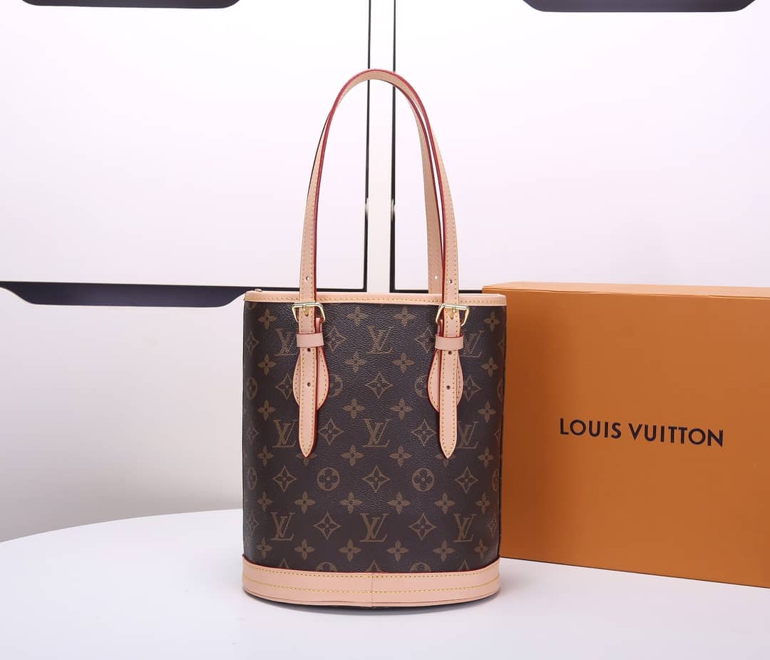 L0vis Vvtt0n Monogram Bucket Petit Replica Shoulder Bag M42238