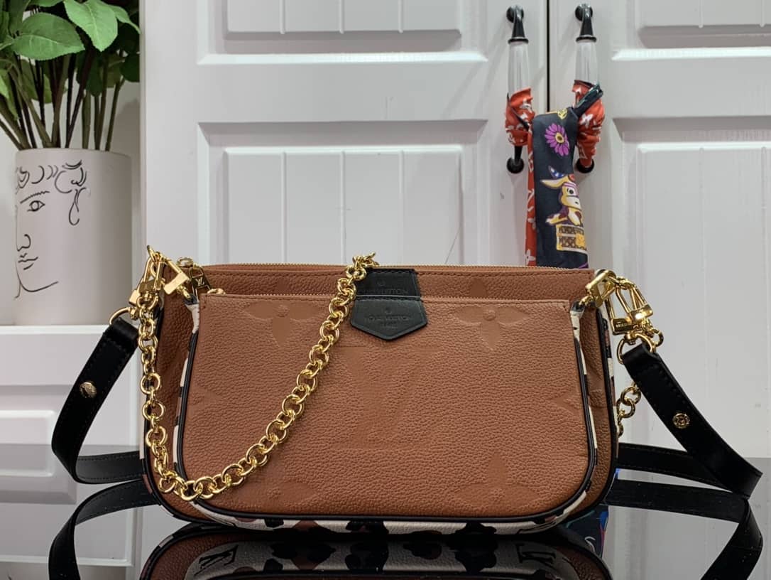 L0vis Vvtt0n Pochette Monogram Empreinte Cowhide Leather Replica Crossbody Bag M45777