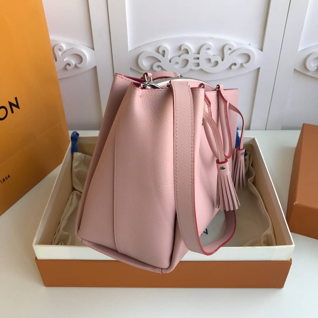 L0vis Vvtt0n Lockmeto Tote Leather Tote Replica Pink M54569