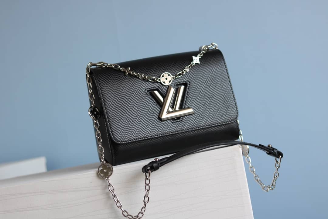 L0vis Vvtt0n Textured Epi Leather Twist Series Bag