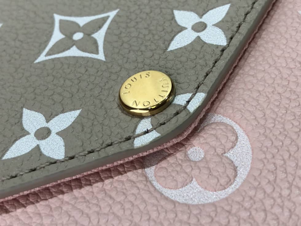 L0vis Vvtt0n Pochette Felicie Monogram Empreinte Pink Gery M81359 Replica