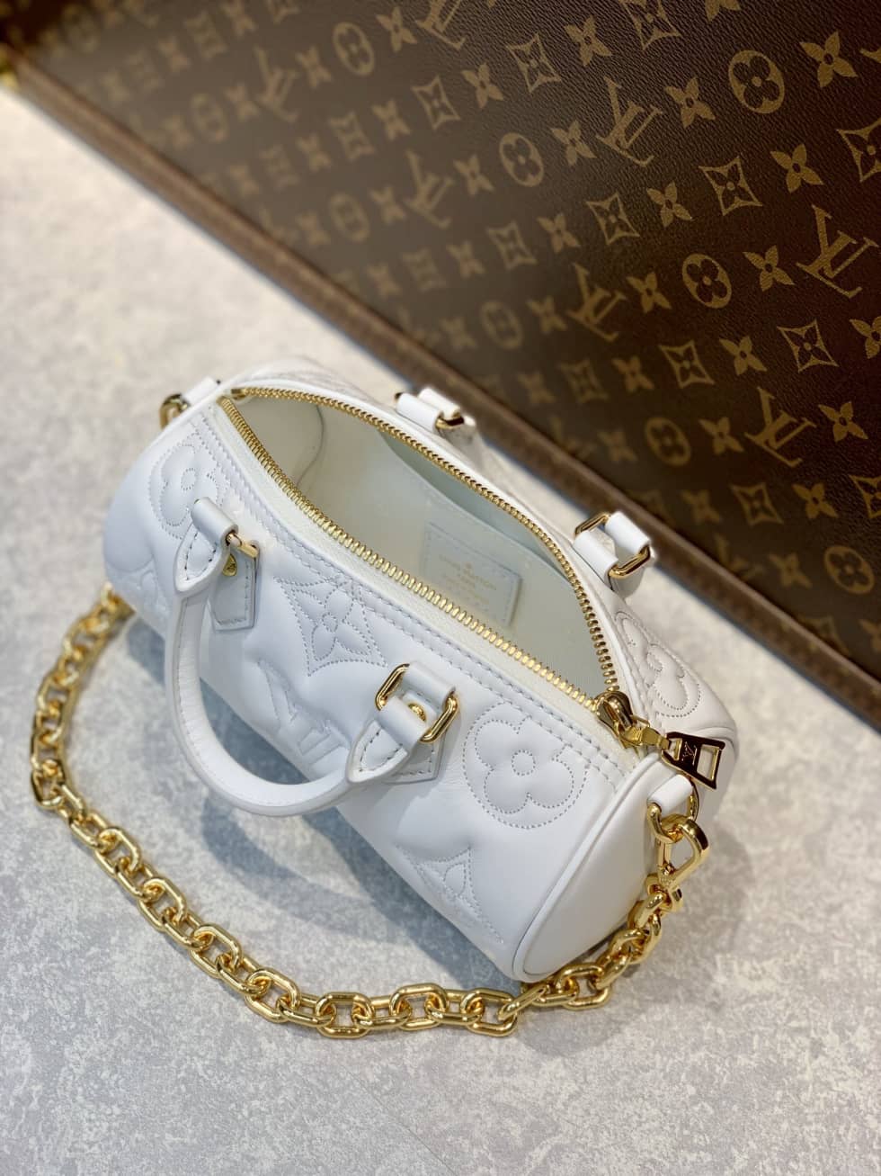 L0vis Vvtt0n Papillon BB White M59826 Replica Shoulder Bag