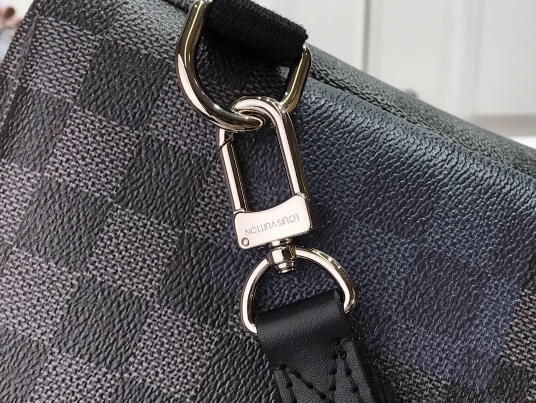 L0vis Vvtt0n Damier Graphite Mens Avenue Replica Sling Bag Black Blue N40403