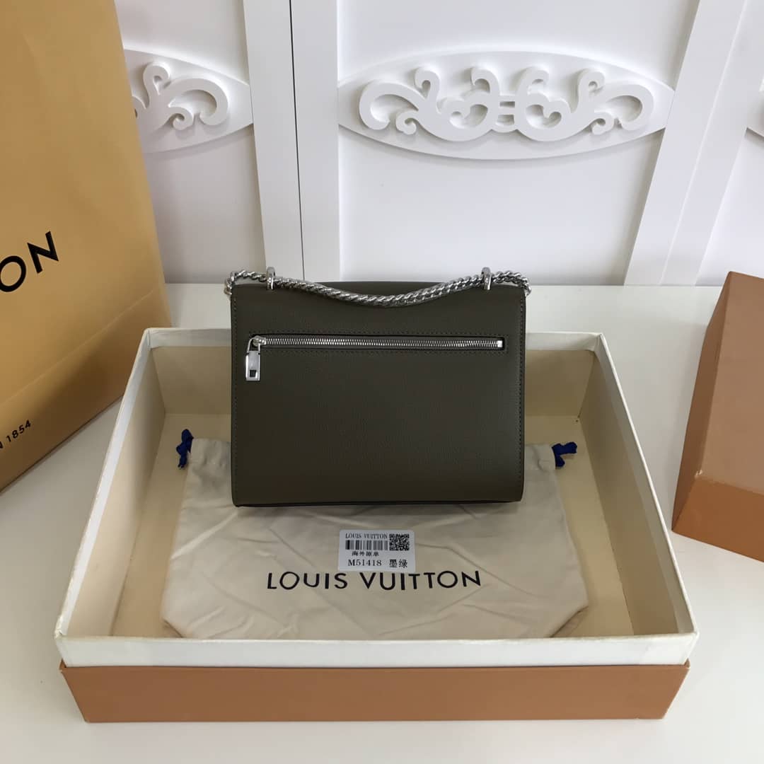 L0vis Vvtt0n MyLockMe BB Calf Chain Replica Shoulder Bag Green M51418