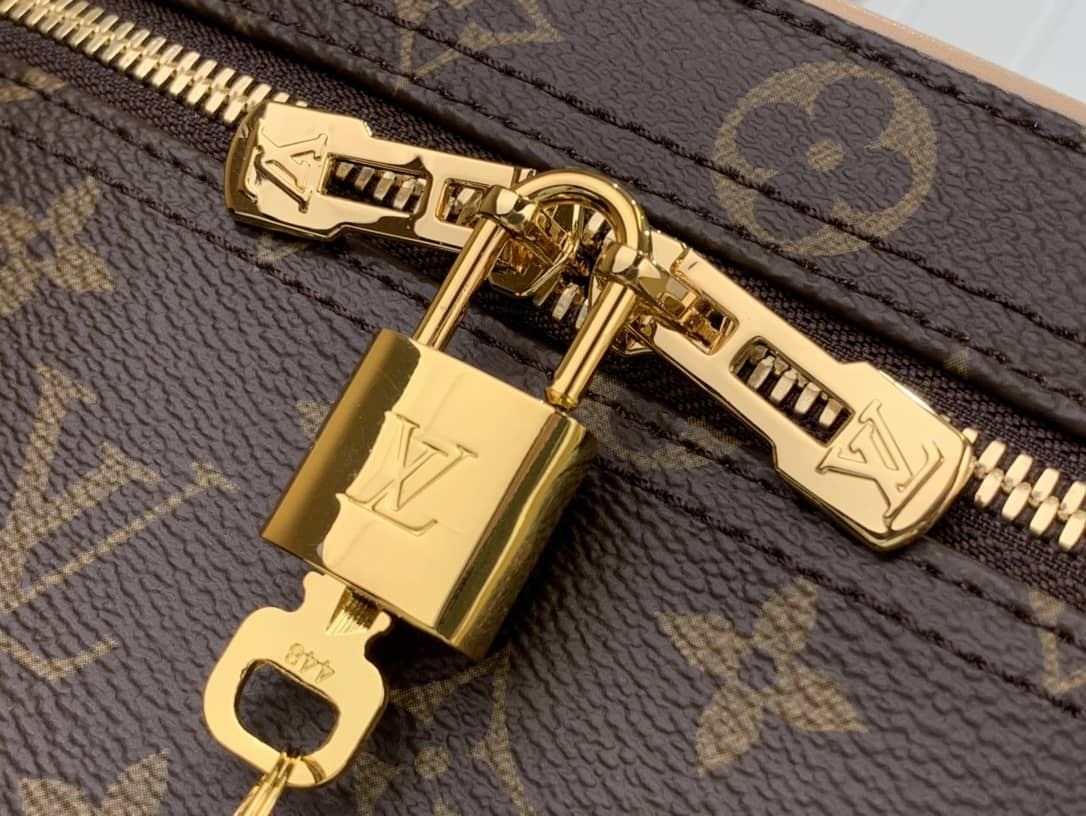 L0vis Vvtt0n Beauty Case Large Monogram Canvas Leather Travel Bag Replica M47280