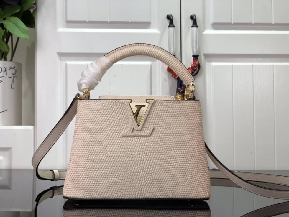 L0vis Vvtt0n Capucines Mini Collection Pink N98093 Replica Shoulder Bag