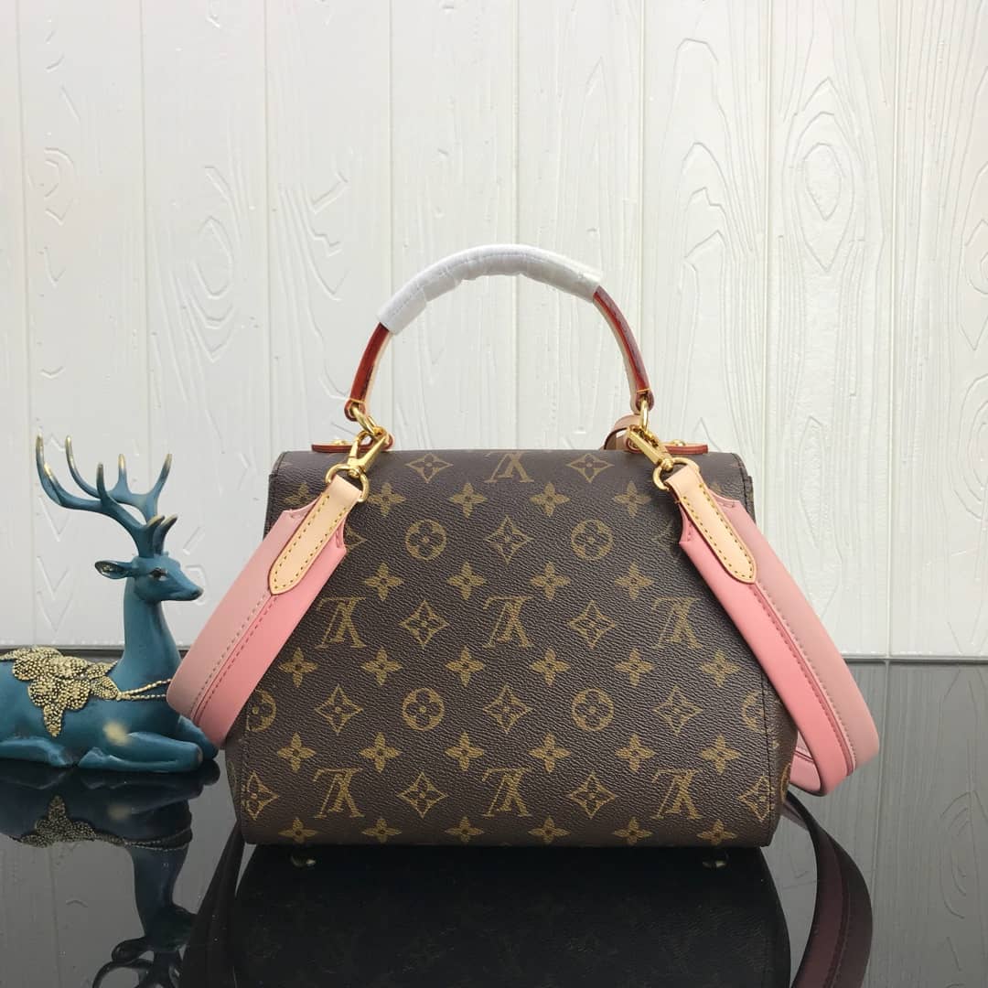 L0vis Vvtt0n Cluny BB Monogram Canvas Shoulder Bag Replica Pink M42738