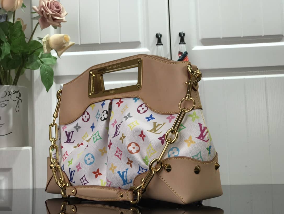 L0vis Vvtt0n Judy MM 2way Monogram Multi-Color Bag Replica White M40255