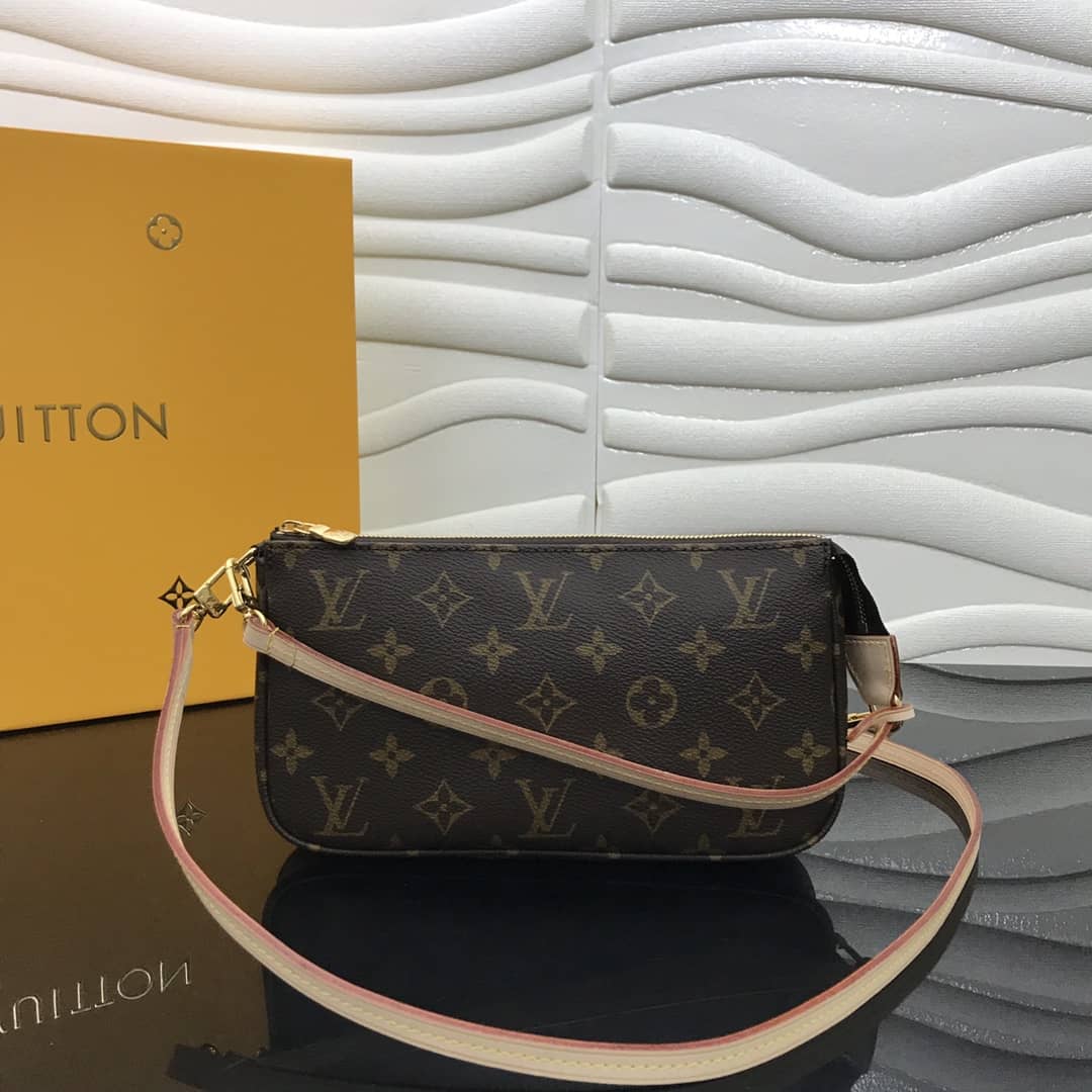 L0vis Vvtt0n Replica Pochette Accessoires Canvas Brown M40712