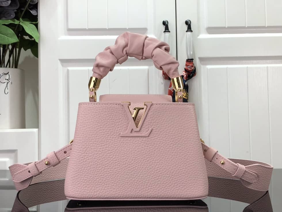 L0vis Vvtt0n Capucines Mini Pink M58586 Replica Shoulder Bag