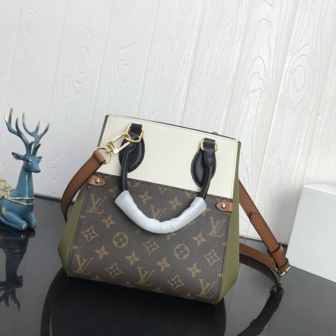 L0vis Vvtt0n Monogram Canvas Fold PM Tote Replica White M45389