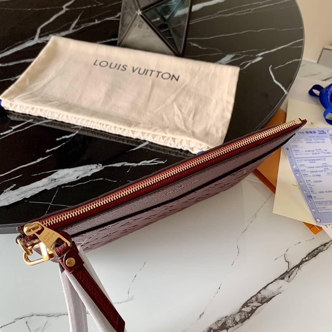 L0vis Vvtt0n Pochette Melanie MM Monogram Empreinte Replica Clutch Purple M68705