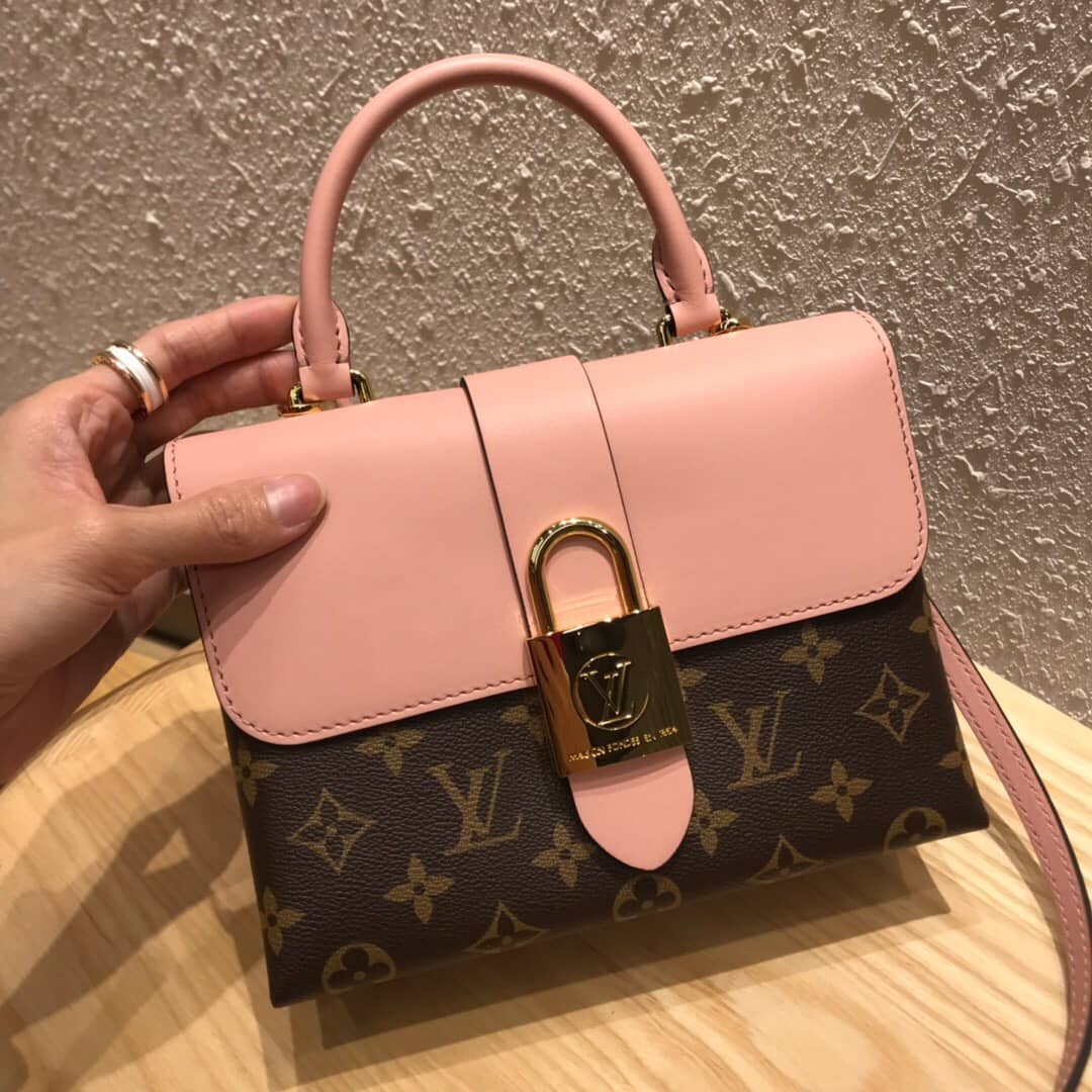 L0vis Vvtt0n Monogram Canvas Locky BB Bag Replica Pink M44321