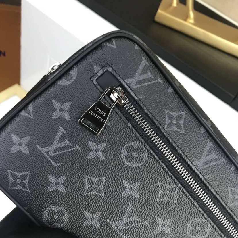 L0vis Vvtt0n PM Monogram Eclipse Trousse Toilette Replica Pouch M43384