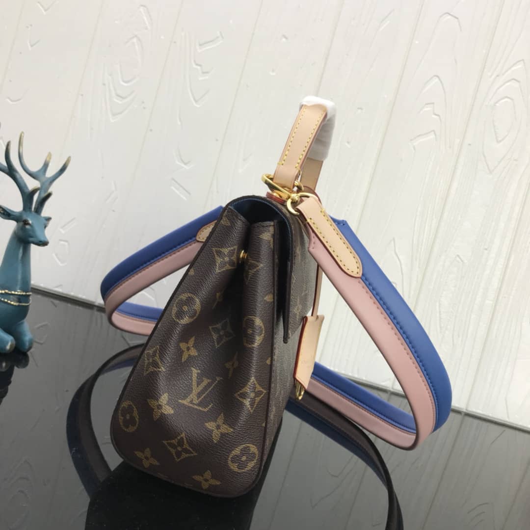 L0vis Vvtt0n Cluny Bb Monogram Canvas Shoulder Bag Replica Blue M42738