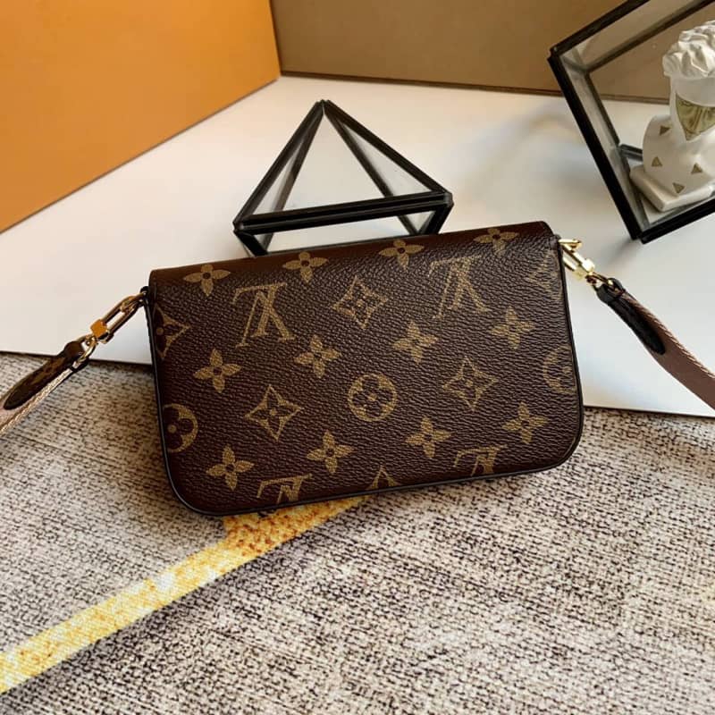 L0vis Vvtt0n Monogram Multi Pochette Félicie Replica Shoulder Bag Pink M80091