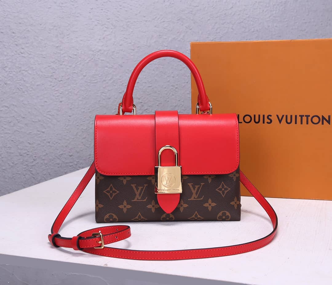 L0vis Vvtt0n Locky BB 2way Replica Shoulder Bag Red M44141