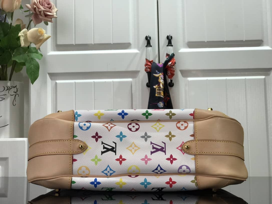 L0vis Vvtt0n Monogram Multi Color Greta Shoulder Bag Replica White M40196