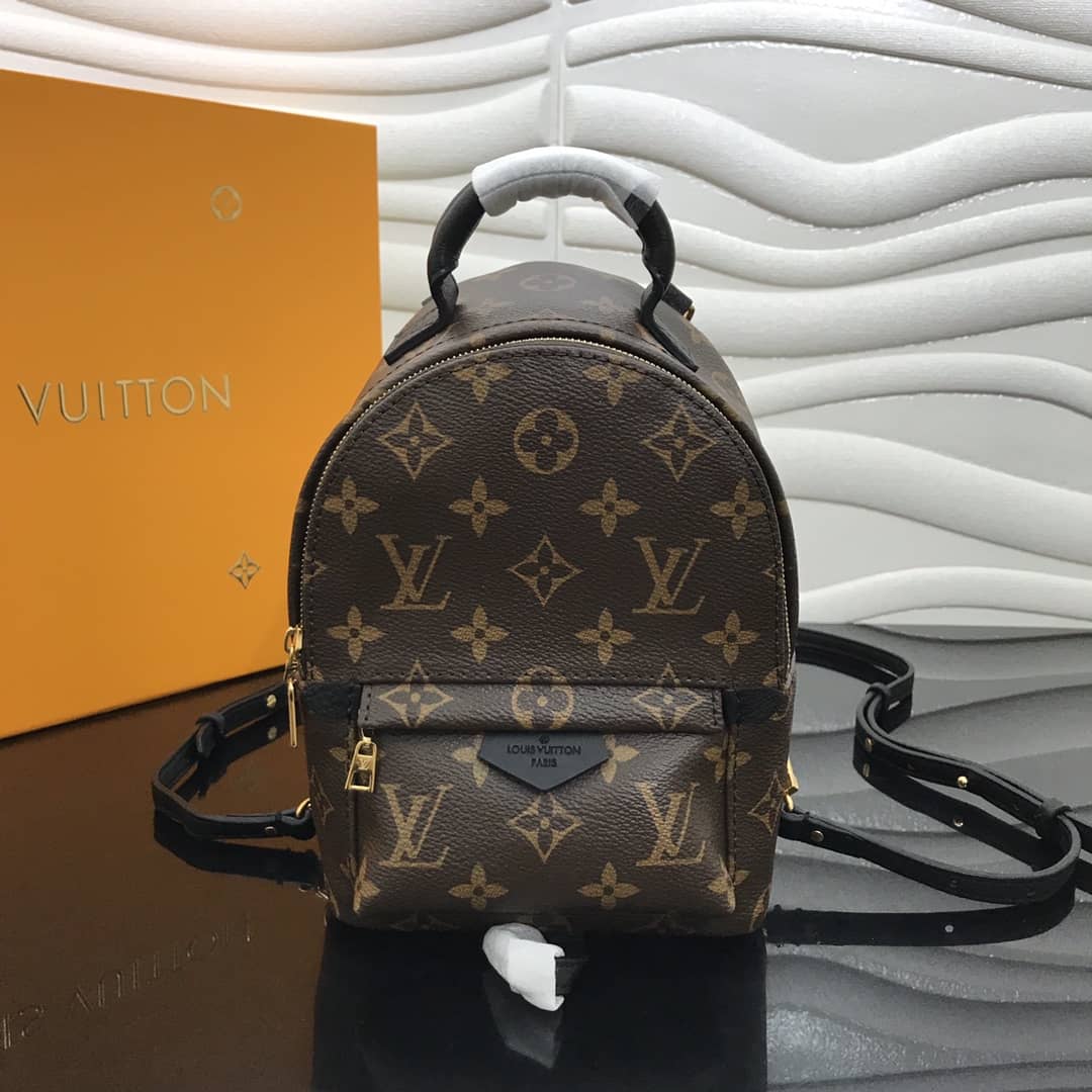 L0vis Vvtt0n Palm Springs Mini Replica Backpack Brown M44873