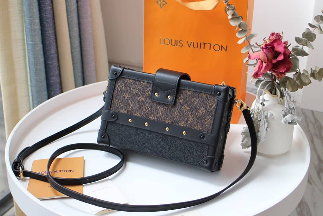 L0vis Vvtt0n Monogram Canvas Petite Malle Replica Handbag M55436