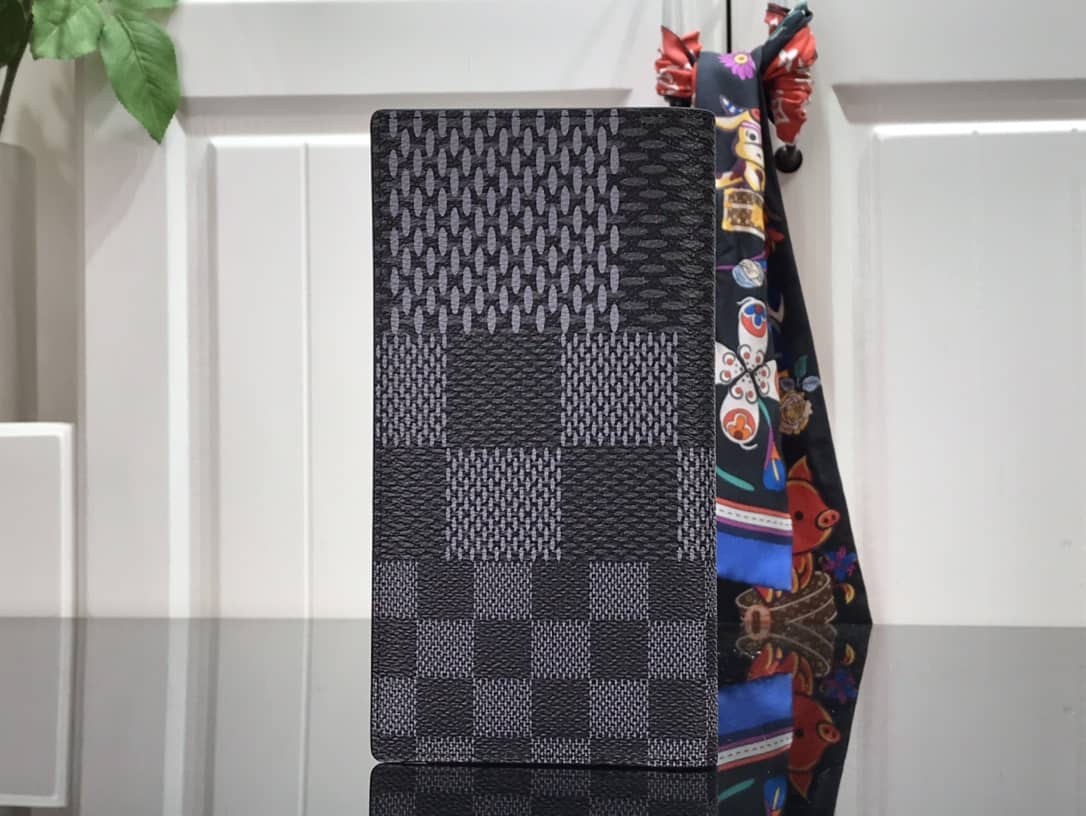 L0vis Vvtt0n Multiple Wallet Damier Infini Leather Replica Black N60440