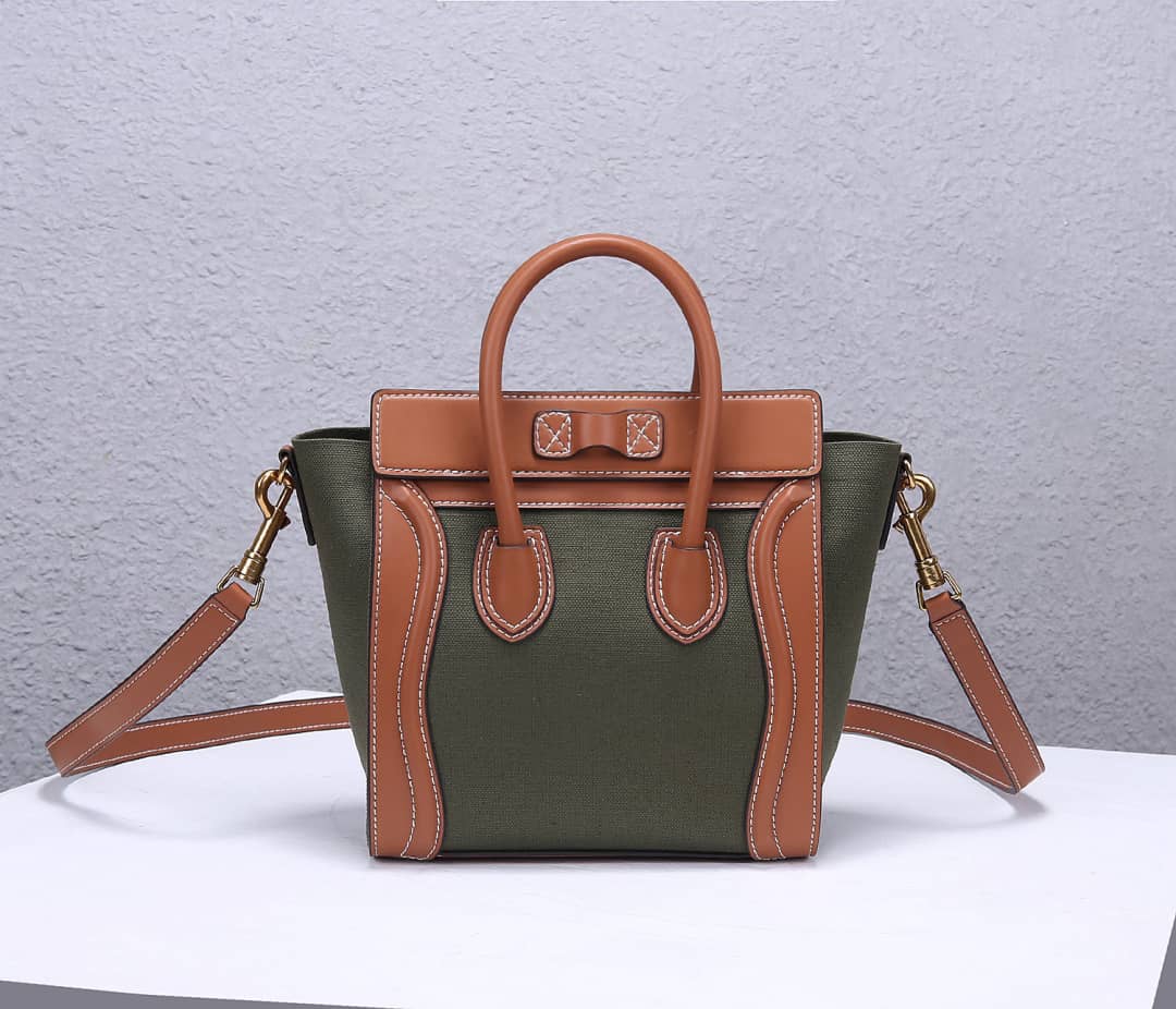 Ce1i*e Dupe Luggage Nano Shopper Replica Handbag